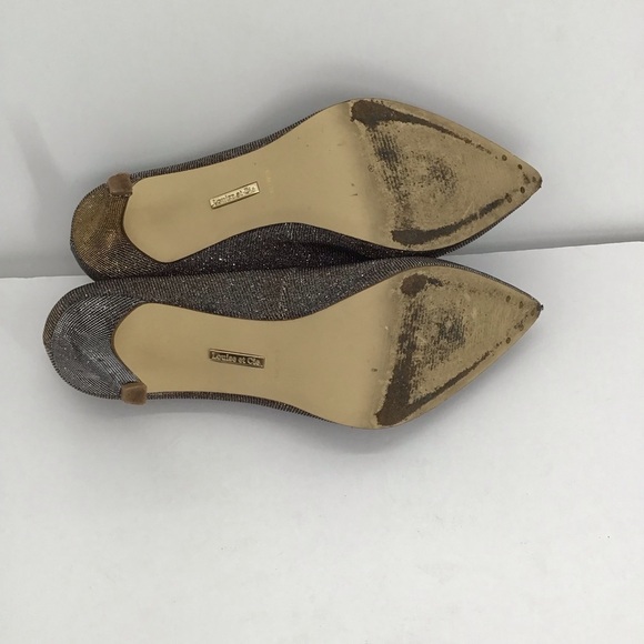 LOUISE Et Cie Women’s Metallic Sparkly Pump Heels Party Gold/Silver Size 8.5 - Picture 2 of 10